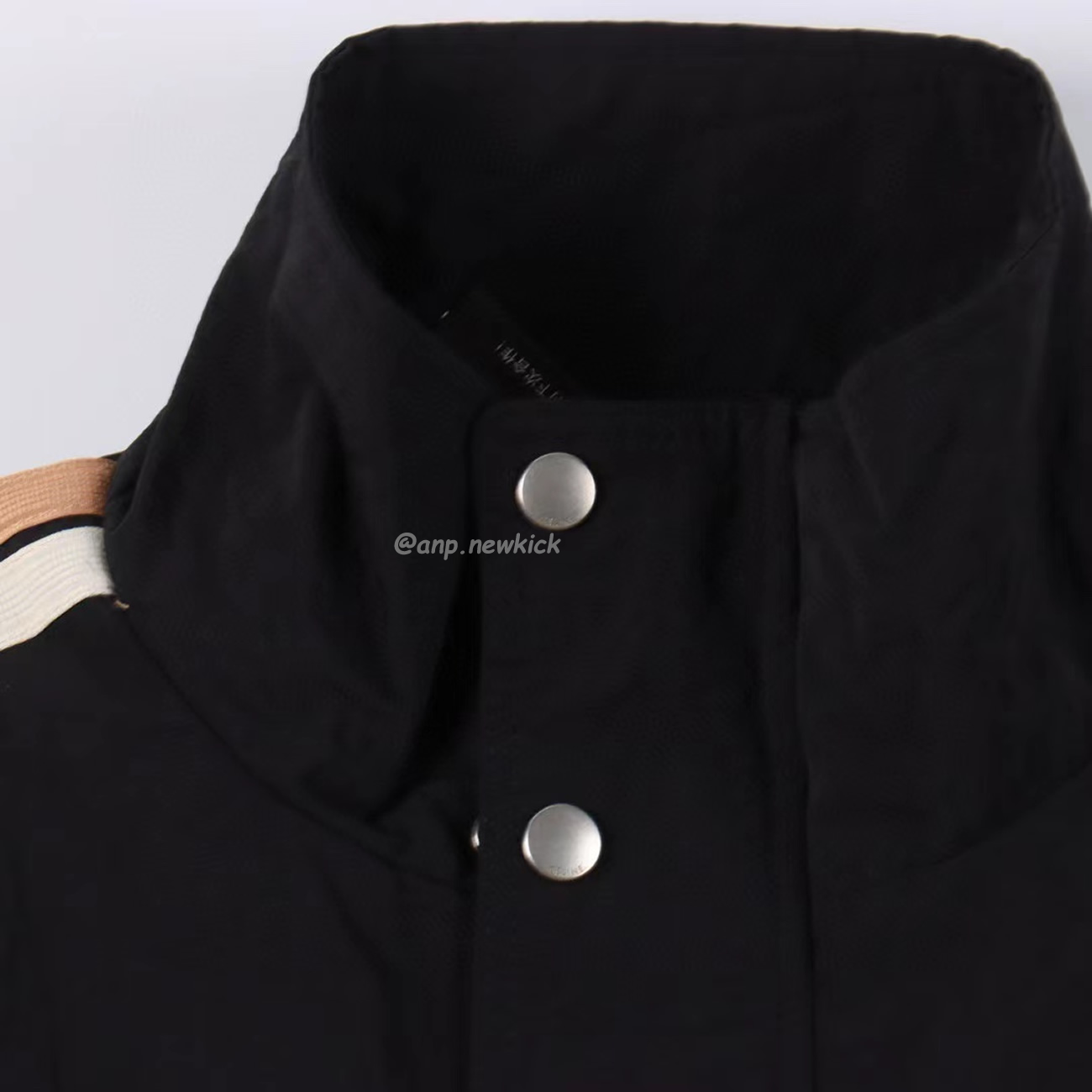 Celine Side Woven Zippered Jacket Black White (14) - newkick.vip